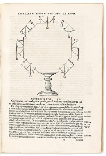 Apianus, Petrus (1495-1552) Instrumentum Sinuum.